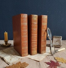 Lot 3 livres vintage Sélection du Reader's Digest, reliure simili-cuir cognac