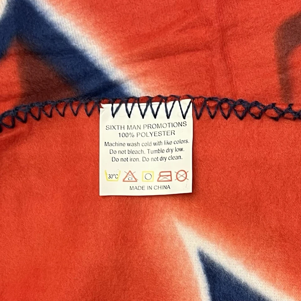 LOS ANGELES ANGELS FSN WEST FLEECE BLANKET ANTI-PILL BASEBALL RED 65x48 - Image 3 of 4