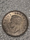 1952 South Africa 5 Shillings Coin, George VI, Cape Town, Silver — photo 1