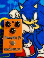 STOMP UNDER FOOT SUF S.U.F Pumpkin Pi Op Amp Ver 5 Fuzz Effect Pedal Made in USA