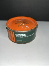 Vintage Rare Simoniz spot car cleaner  Advertising Tin