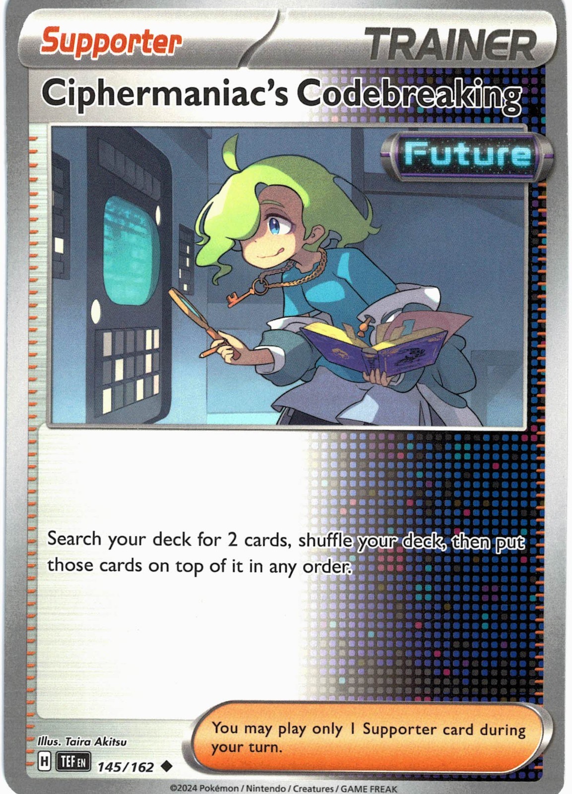 Ciphermaniac's Codebreaking - 145/162 145/162 Uncommon SV05: Temporal Forces