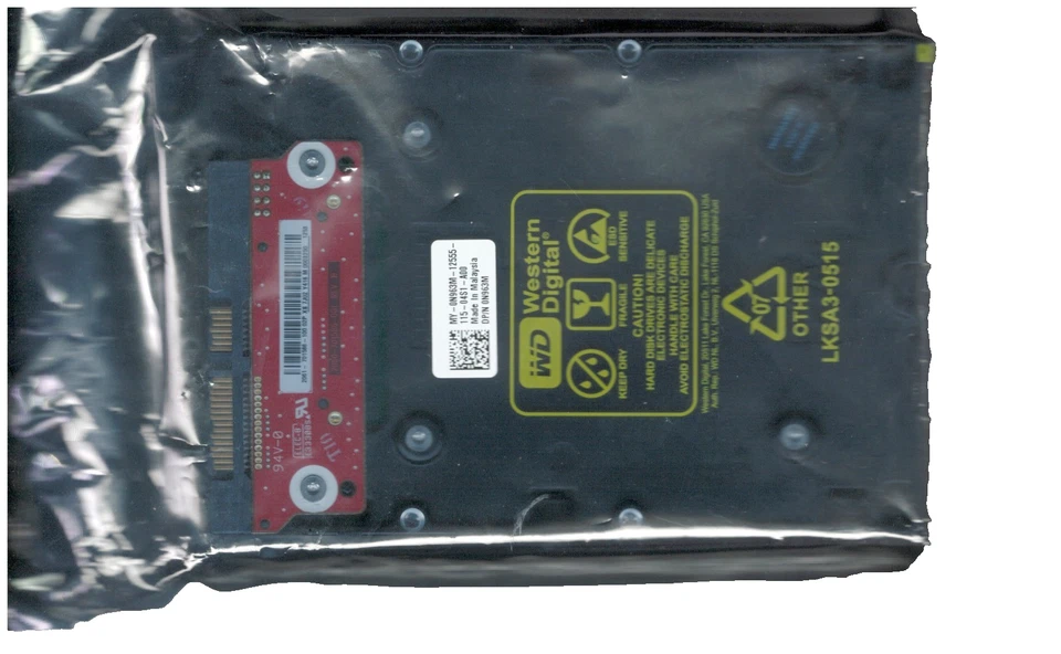 WD1600HLFS Dell 160GB SATA 10K 3G VelociRaptor Drive N963M NEW Sealed ICEPACK - Image 2 of 2