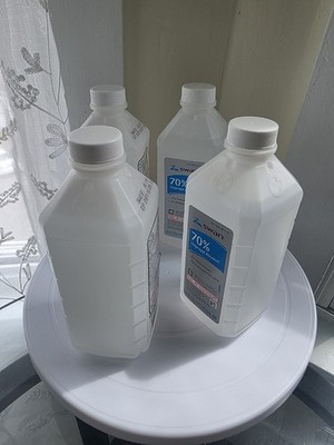 6 Bottles Swan Isopropyl Rubbing Alcohol 70% 16 fl. oz. 08/2028