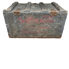 Vintage Antique The Coca-Cola Bottles Works Kankakee, ILL -Locking Crate KIGHTS?