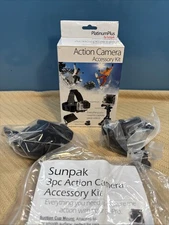 Sunpak - PlatinumPlus Action Camera Accessory Mount Kit Action-3BB