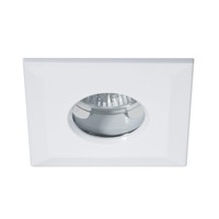 Paulmann Premium Einbauleuchten Set Quadro Eckig Weiß IP65 35W GU5,3 Warmweiß
