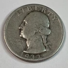 1932-P Washington Silver Quarter First Year! Key Date!