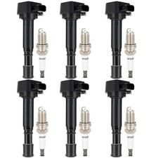 Ignition Coil Packs & Iridium Spark Plugs Fit 2006-2008 for Honda Pilot 2006-...