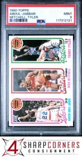 1980 TOPPS KAREEM ABDUL-JABBAR-MITCHELL-TYLER PSA 9