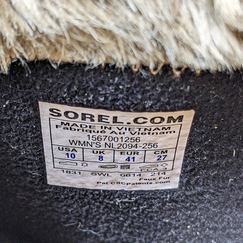 Botas Sorel para mujer talla 10 Sorel Tivoli polar invierno forradas de piel sintética NL2094-256 - Imagen 3 de 13