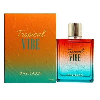 Rayhaan Unisex Tropical Vibe EDP Cologne 3.4oz 100ml Spray Fragrances