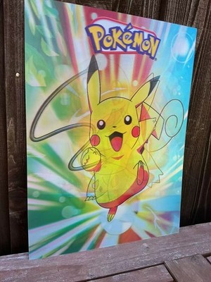 3D Motion Effect Lenticular Art Poster-Pikachu Pokemon Home Decoration Gift
