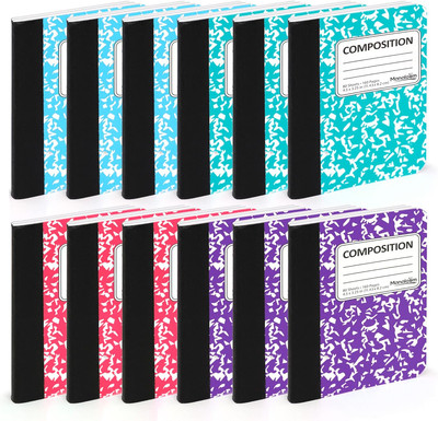 Mini Composition Notebooks, Small Pocket Sized Notebook, for Kids, Students, Col