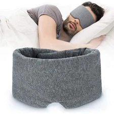 Soft Padded Sleep Mask 3D Eye Blackout Luxurious Eye Cover Travel Blindfold USA