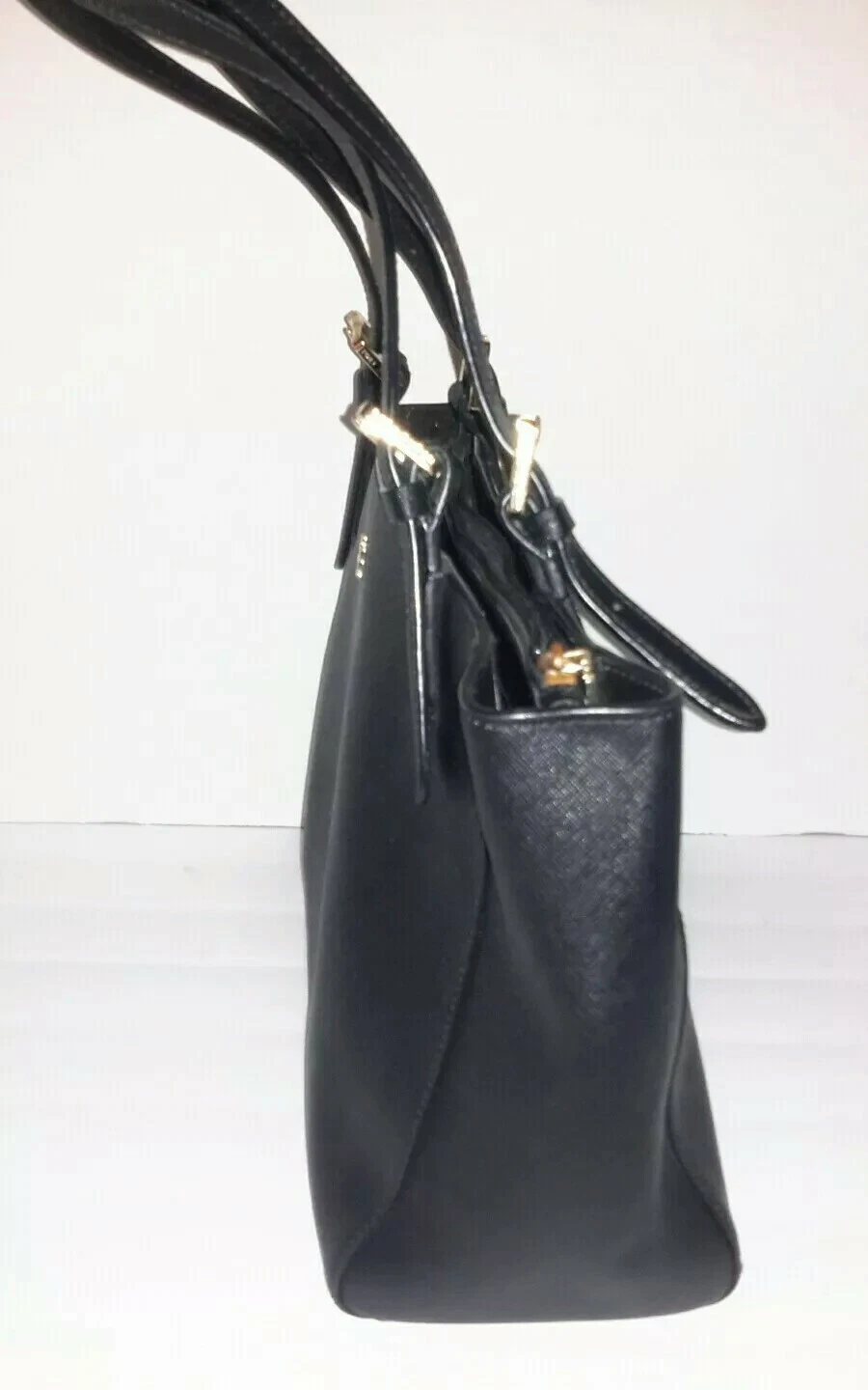 BORSA A MANO 100% AUTENTICA TORY BURCH DA DONNA PICCOLA FIBBIA BLU IN PELLE