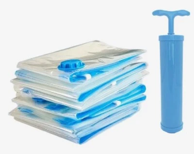 Sac De Rangement Sous Vide, Aspirateur Lot de 4 60 x 80cm Sac Sous Vide, Maison - Photo 1/4