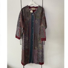 Free People Rolling Thunder Coat Size S Multi Coloured New Rrp £548