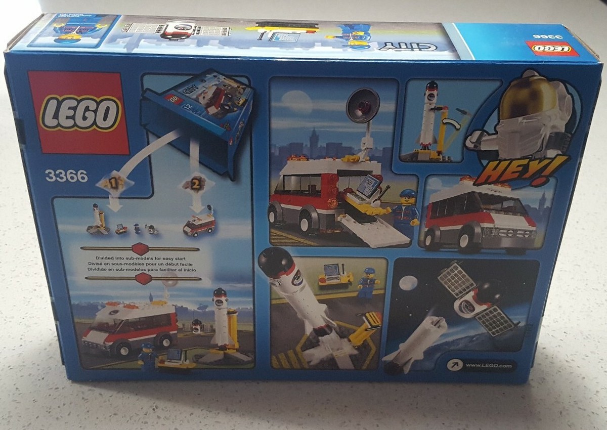 NEW Lego City Satellite Launch Pad 3366 Space Shuttle Van Car