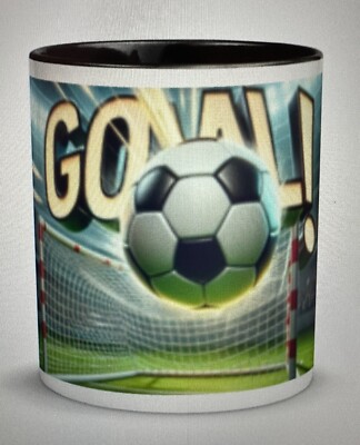 FÜR ALLE FUSSBALLLIEBHABER: NEUER BECHER 11oz DESIGN MIT SCHWARZER FARBE INNEN: TOR!