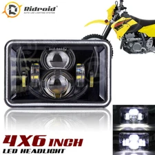 For Suzuki DRZ400SM DRZ400S DRZ400 4x6 LED Headlight Projector Hi/Lo Sealed Beam