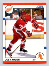 1990-91 Score American #201 Joey Kocur  RC Rookie Detroit Red Wings 