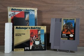 NES  Nobunaga's Ambition (NES, 1989) CIB - COMPLETE! w/ Protector