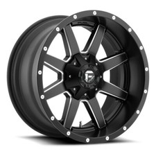 Fuel 1pc D538 Maverick 20x9 5x110 5x5 Matte Black Milled Wheel 20 38mm Rim