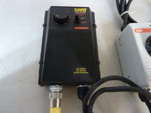 DART 250-SER DC MOTOR SPEED CONTROL 253G-200E W/ABB MOTOR CONTROLLER EOT32(3088) - Picture 2 of 6