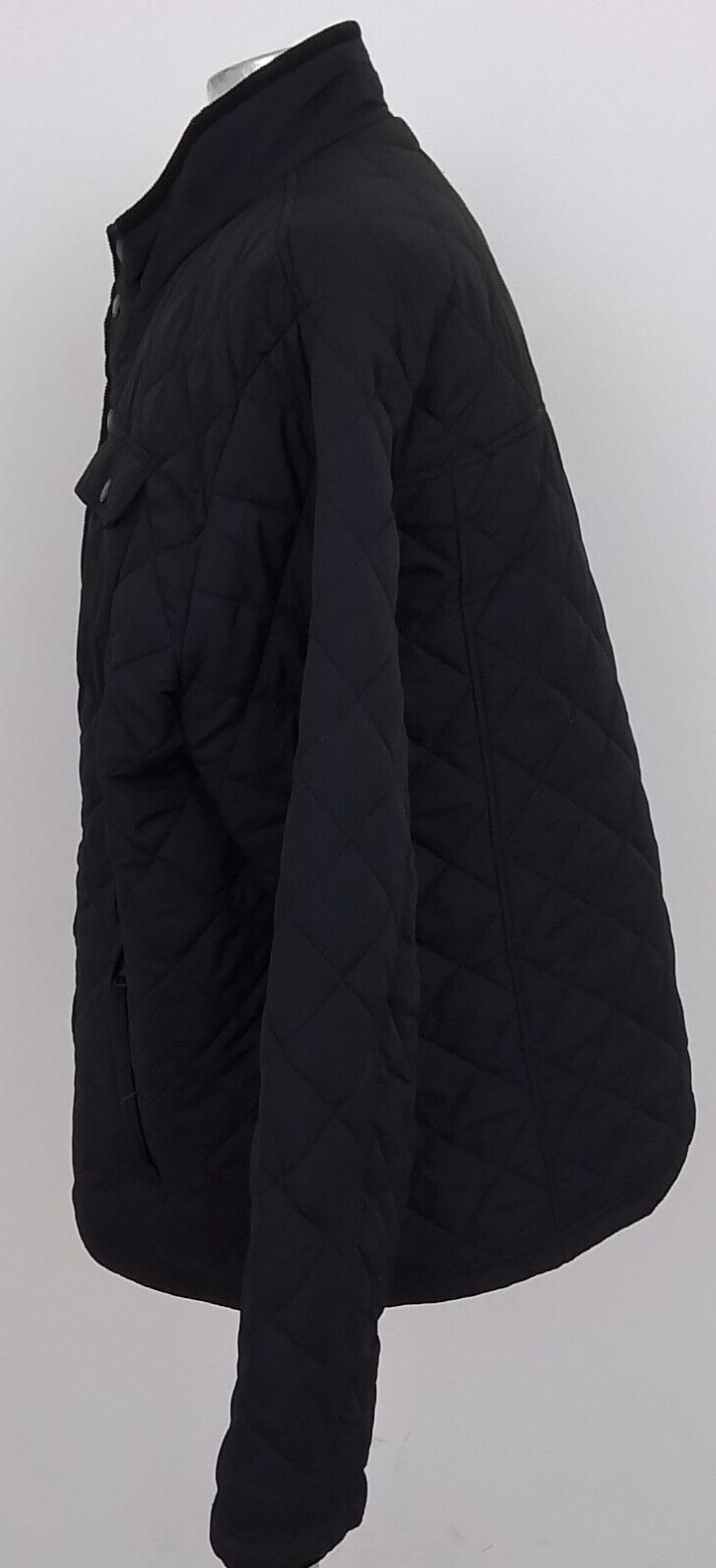Easy Men's Quilted Jacket Size 2XL Black Quilted Jacket Used F1 eBay