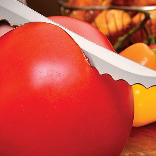 Rada Cutlery Tomato Slicing Knife Stainless Steel Blade Made in USA, 8