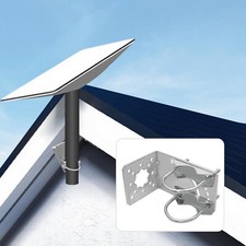 L-Shaped Starlink Mount Adjustable Stainless Steel Roof Wall Bracket