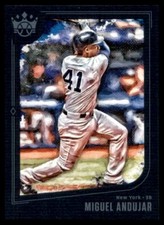 2019 Panini Diamond Kings Framed Blue #100 Miguel Andujar New York Yankees