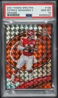 Patrick Mahomes - 2021 Panini Spectra #126 Orange Neon Parallel 09/15 - PSA 10