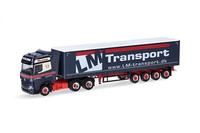 Herpa 316330 Mb Actros 11 Bigspace Lm Transport Leif MöLler Mit Stapler 1:87 Neu