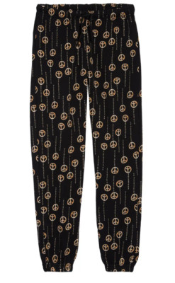 Nordstrom Cristina Martinez Sweatpants Peace Print Girls Sz XXL NEW NWT N71