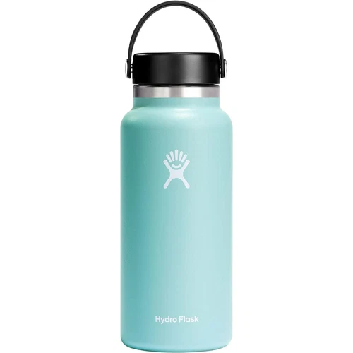 Hydro Flask 32 oz Vacuum Insulated Wide Mouth Stainless Steel Water Bottle Teal