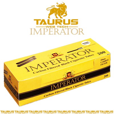 4000x IMPERATOR BLACK CARBON Filter TUBES Tip Paper Smoking UK