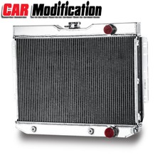 Aluminum 3 Row Radiator Fit 1959-1965 Chevy Impala Bel Airel Caminobiscayne