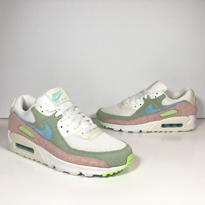 Nike Air Max 90 Sneakers White Leopard Print DX3380 100 Women s Size 9.5 NEW