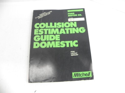 VINTAGE 1990 MITCHELL COLLISION ESTIMATING GUIDE BOOK MANUAL REPAIR SERVICE