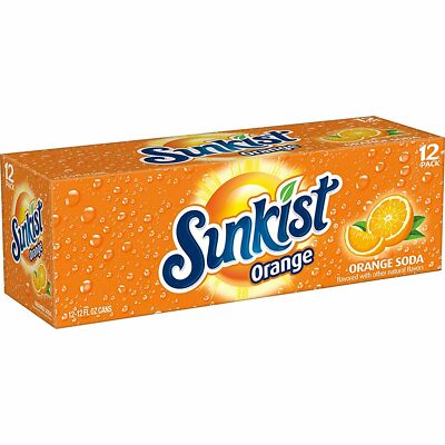 Sunkist Orange Soda 12 oz Cans (Pack Of 12) Free Shipping | eBay