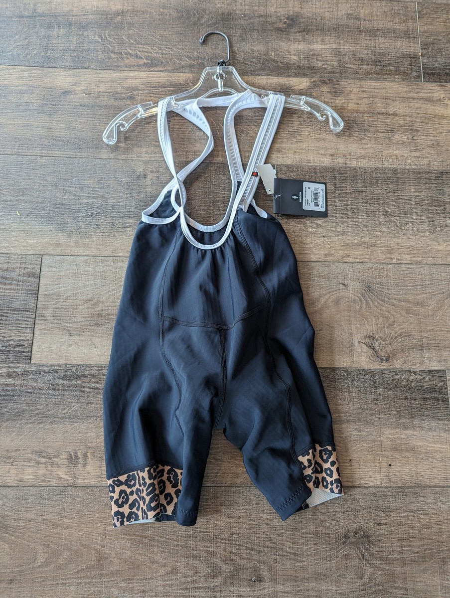 Sugoi Evolution PRT Bib Shorts, Womens, Size M, Black Leopard - Main Image