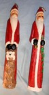 2 Vtg 14" TALL Victorian Santa's  FATHER CHRISTMAS Decorations NEW — photo 2