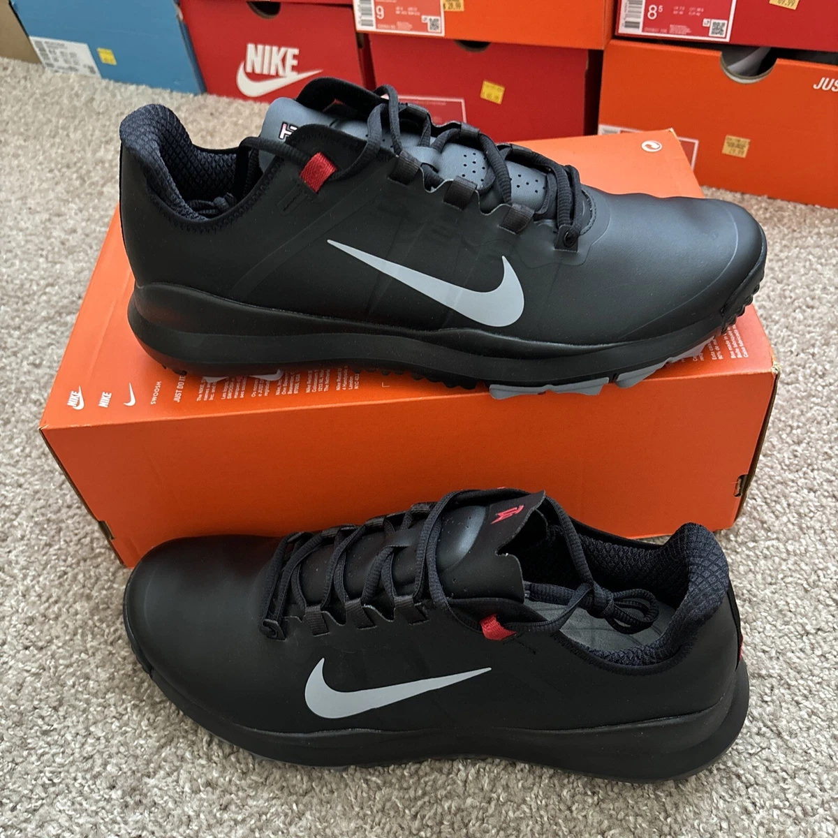 Nike Tiger Woods TW 17 Black and Red Golf Shoes size 13 Nike Tiger Woods TW  main image 4