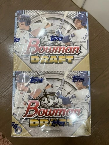 2024 Bowman Draft SUPER Jumbo Hobby Box SEALED 5 Chrome Prospect Auto's KURTZ RC
