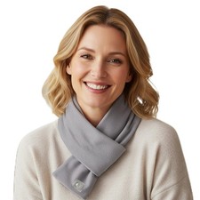 VAJOOCLL Grounding Neck 99 Silver Fabric Faraday Scarf Faraday Protection Ho...