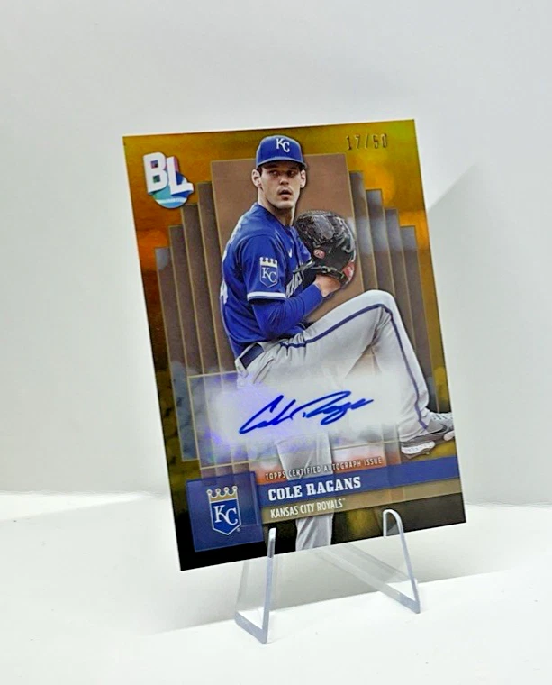 2024 Topps Big League Auto Cole Ragans #BLA-CR Autograph Gold #’D 17 /50 Royals - Image 2 of 4