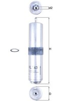 Mahle KL 763D Kraftstofffilter FüR Alpina,Bmw