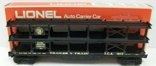 Lionel 6-9123 O Gauge TCA 3-Tier Auto Carrier Car LN/Box